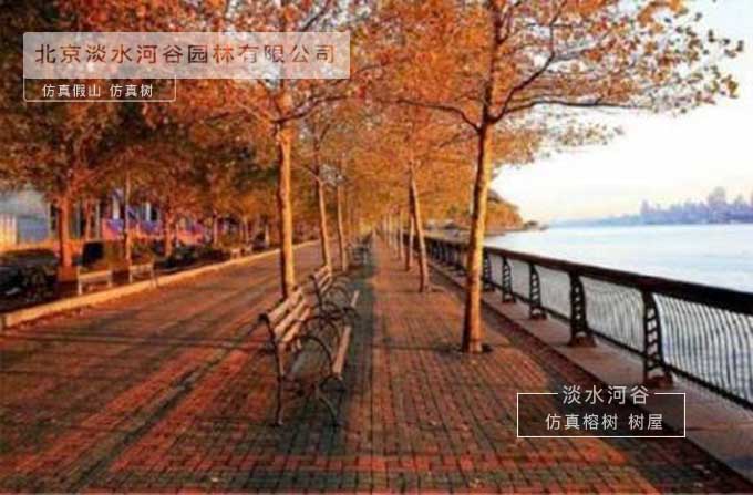 仿真楓樹制作細節及優勢—北京淡水河谷仿真樹