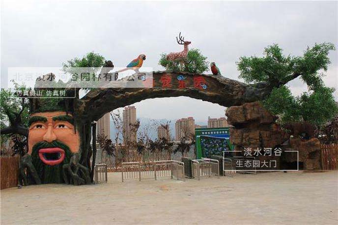 生態(tài)園大門需要技術(shù)創(chuàng)新—淡水河谷生態(tài)園大門廠家