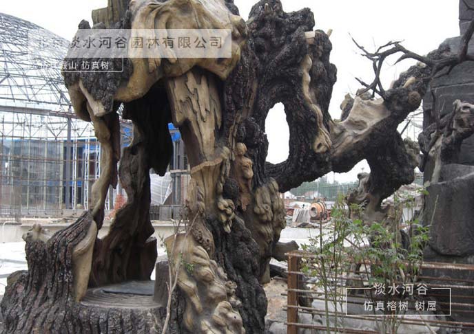 仿真樹制作持續營造美園林景觀裝飾以假亂真