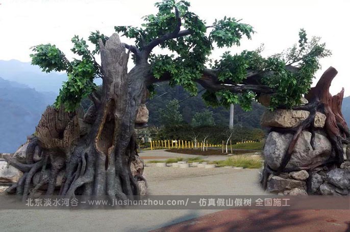 【多圖】仿真樹(shù)大門(mén)原來(lái)可以做出這樣多的效果