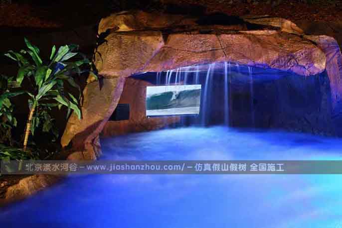 水泥假山可以做出比真山還好的效果用多圖為您展示