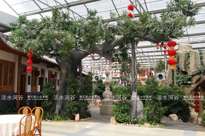 仿真樹讓你眼前一亮融入了創(chuàng)新元素變得有藝術(shù)感