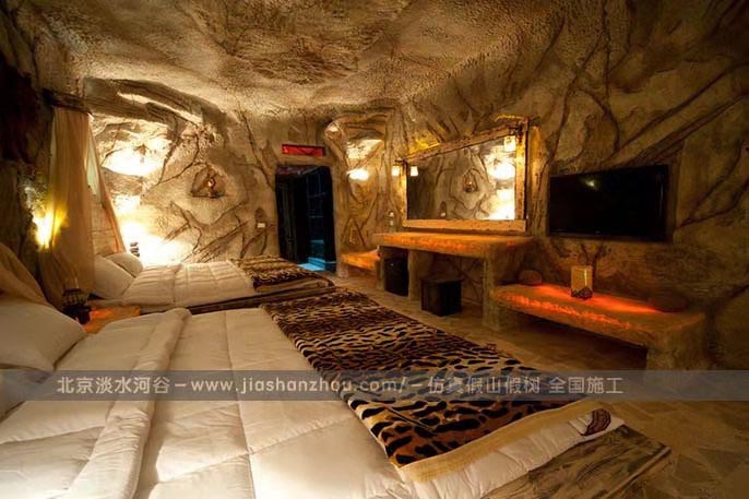 水泥假山水泥假山表面效果怎么制作圣園工程巧奪天工
