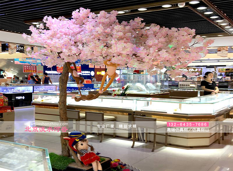 天然的細(xì)節(jié)和錯(cuò)綜復(fù)雜的設(shè)計(jì)特征讓仿真樹花樹栩栩如生