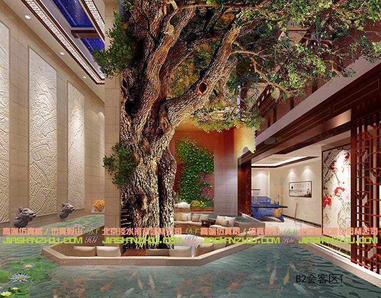 假樹制作在國內外都有案例的公司效果是好的