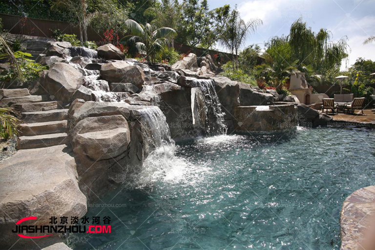 塑石假山美化環境項目案例之寧波太平洋大酒店