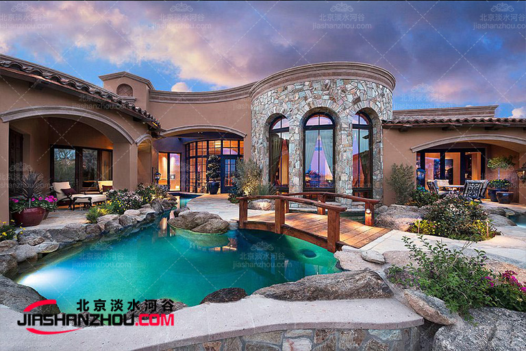 莫干山白色香墅VILLA BLANCHE創意塑石假山畫廊