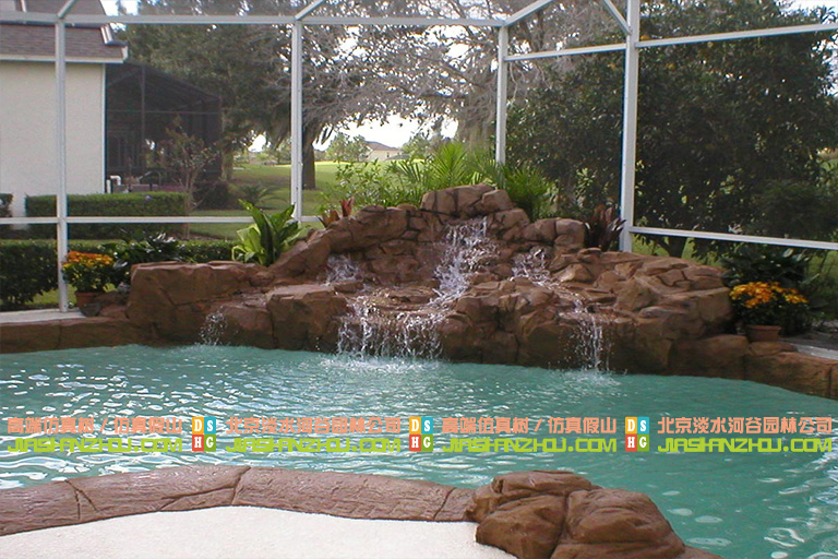 水池假山景觀魚池圖片6張供您養眼真正的視覺盛宴