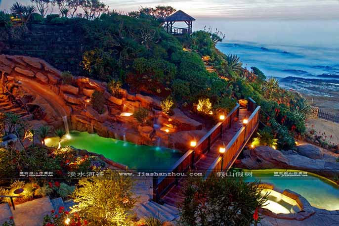 護坡水泥塑石給裸露的山體穿上漂亮的衣服