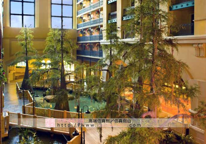 室內仿真樹裝飾技巧美到爆棚