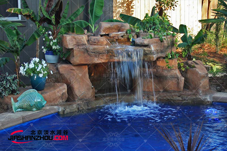 河北廊坊tcp塑石假山室內造景效果杠杠好