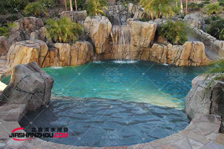 安徽阜陽市塑石假山創造出豐富而持續的魅力景觀