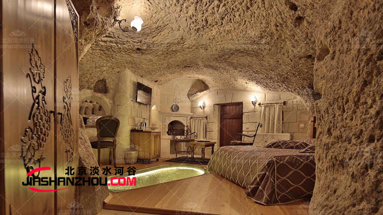 窯洞式客棧設計制作跟山西窯洞民宿一樣