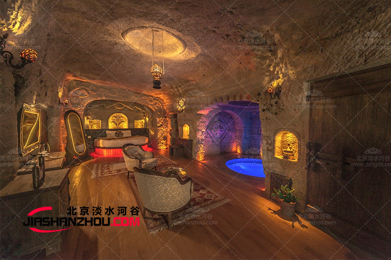 人造巖洞酒店省錢創意裝修效果圖經濟時尚