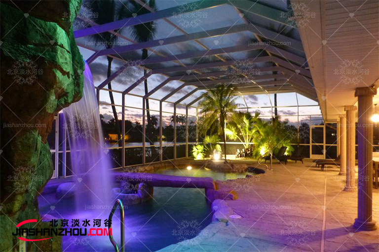 河南盛世港灣小區塑石假山景觀工程施工