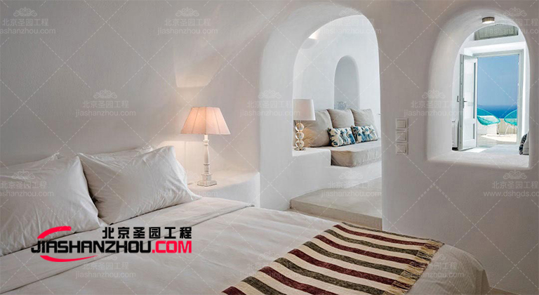 山東藍海國際鹽療酒店設計線條流暢美外觀