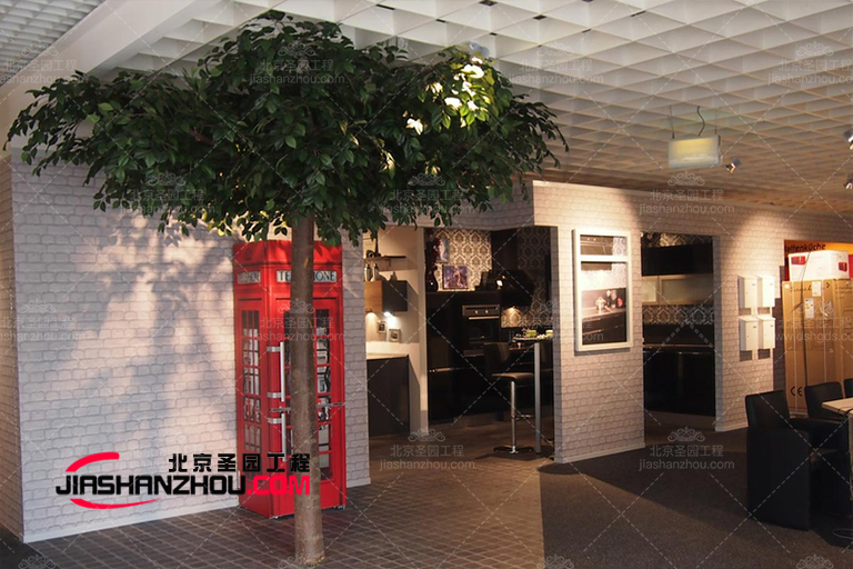 上海申隆生態園在花園中使用仿真樹植物的幾種方法