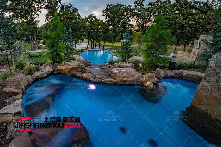 蚌埠綠地國(guó)際花都優(yōu)質(zhì)室內(nèi)外樓頂花園Tcp塑石假山造景