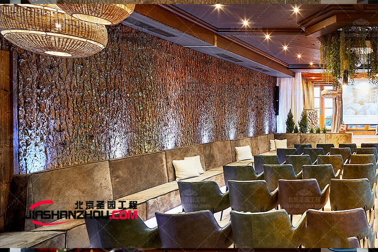 大理松云品仿真洞穴木質酒店簡單實用的現代化設計