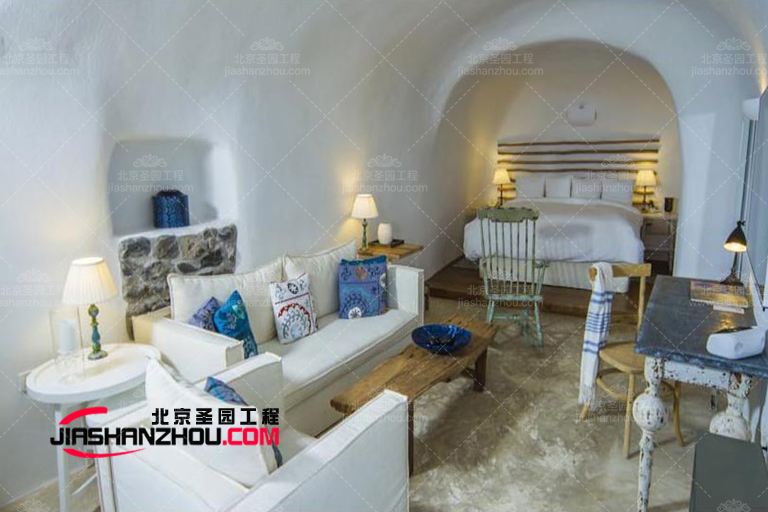 先進(jìn)的設(shè)計(jì)和豪華的材料別墅鹽療洞穴豪宅是明智的選擇