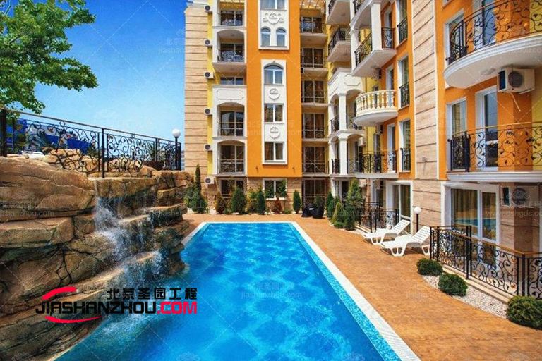 廠家美幾款別墅庭院塑石假山水池設(shè)計圖片