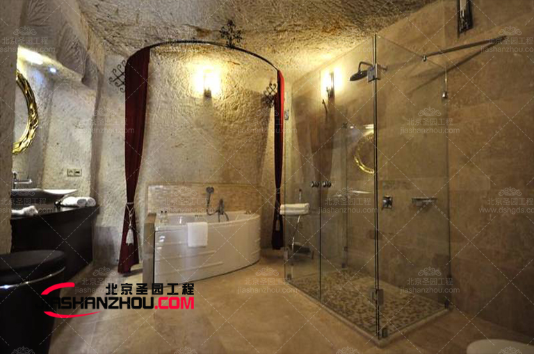 擁有豪華浴室設(shè)計的別墅洞穴豪宅衛(wèi)生間才稱得上是土豪必備
