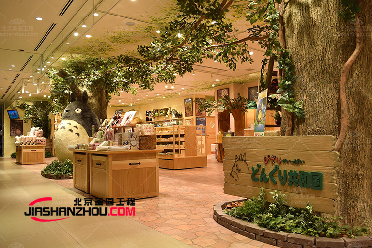 北京廠家關于如何用仿真樹裝飾的五個裝飾創意設計