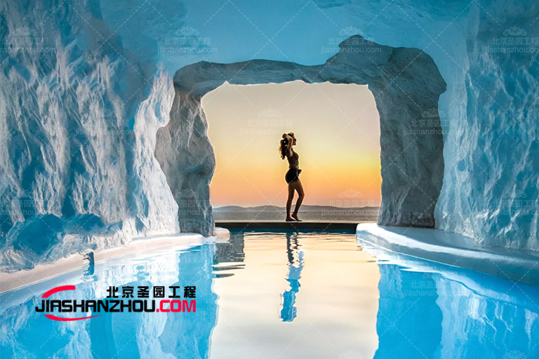 在山洞豪宅浴室里享受私人時刻還能享一片海