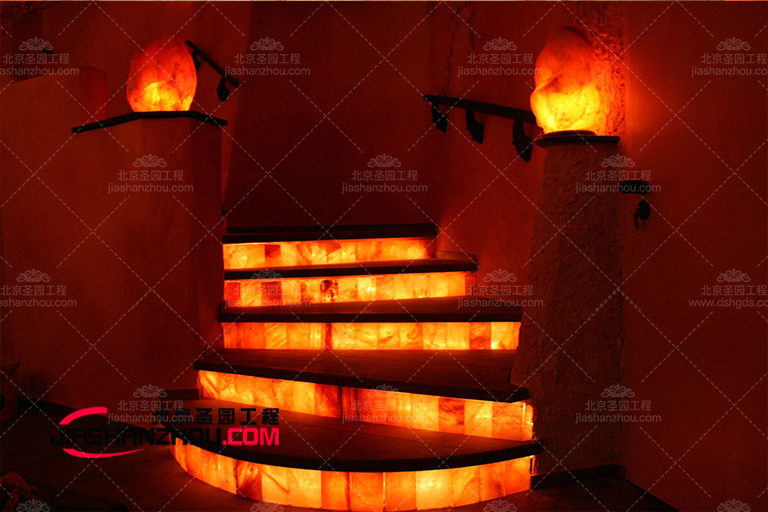 遼寧丹東高端智能洞穴主題鹽療別墅家居設計