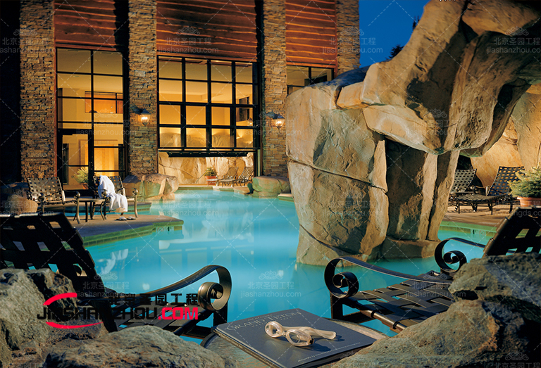 經營仿真天然巖洞酒店衛浴熱水浴缸的成本/重量/尺寸