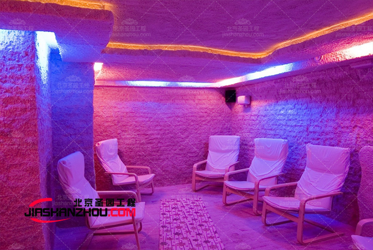 北京廠家令人興奮的洞穴主題鹽療房設計的創(chuàng)意方式