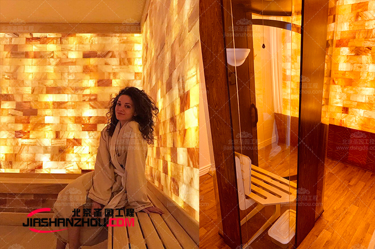 汗蒸房洞穴式鹽療房的舒適魅力來自于不同設(shè)計(jì)元素的選擇