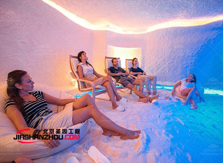 灰色的小區(qū)式鹽療養(yǎng)生會所設(shè)計制作比你想象的漂亮