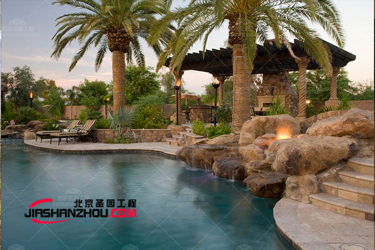 國內水泥塑石假山景觀施工一般的收費標準是多少