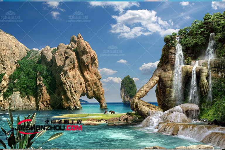 手工TCP塑石假山水池景觀施工中需要注意的幾個(gè)點(diǎn)