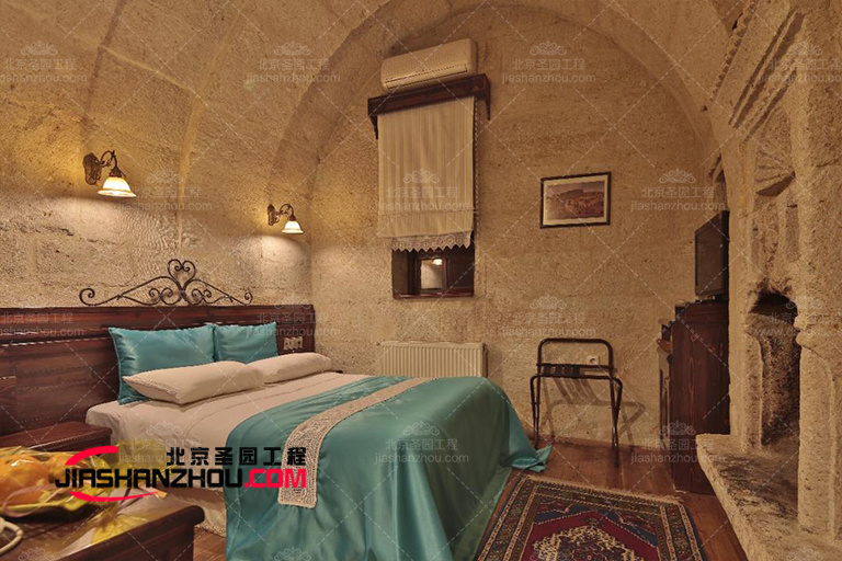 陜北富豪家的仿真巖洞別墅客棧設(shè)計(jì) 不愧是土豪選擇的