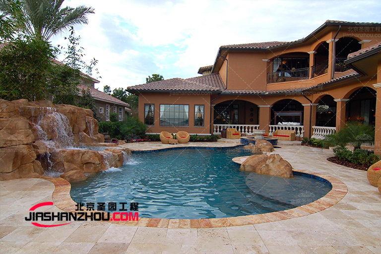 2022小院塑石假山水池圖片大全-北京廠家效果圖大全
