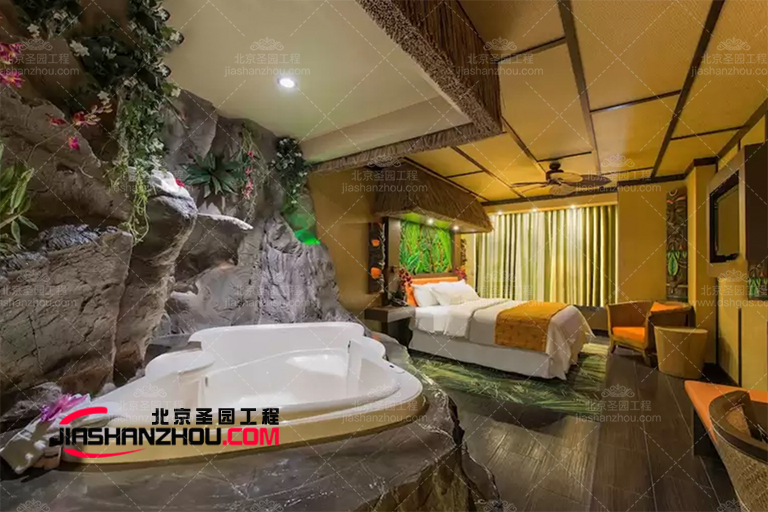 云上草原民俗酒店 仿古巖洞主題酒店洞穴美宿如遨游太陽系