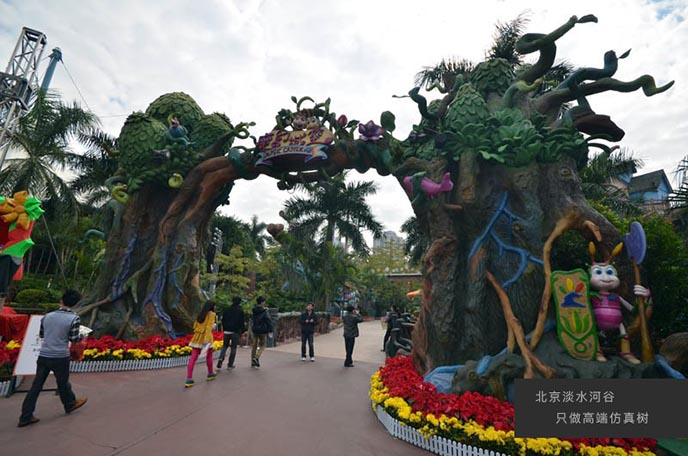 增加客戶游玩體驗(yàn)生態(tài)園大門(mén)幾乎不需要打理養(yǎng)護(hù)