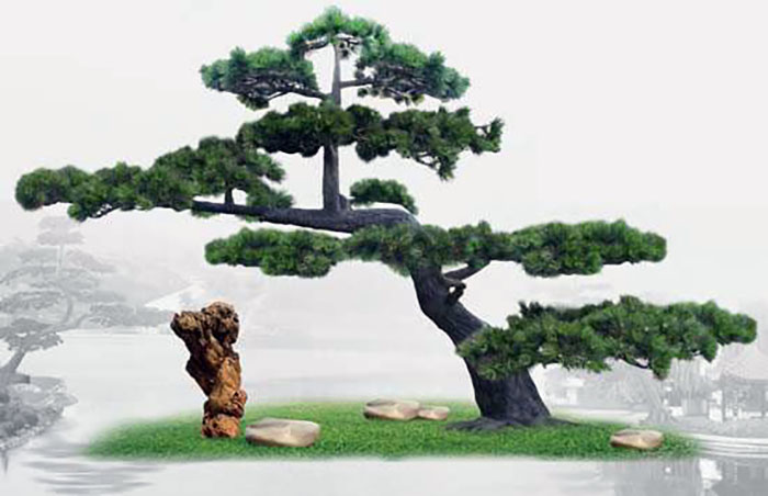仿真松樹