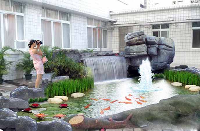 假山魚(yú)池