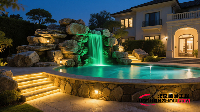 水泥假山.jpg 水泥假山