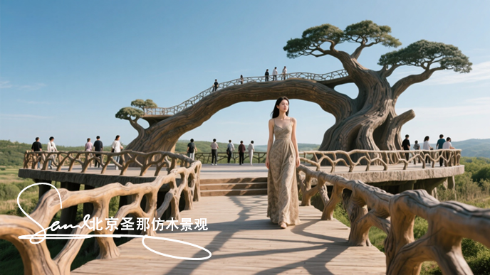 水泥仿木觀景臺.png 水泥仿木觀景臺