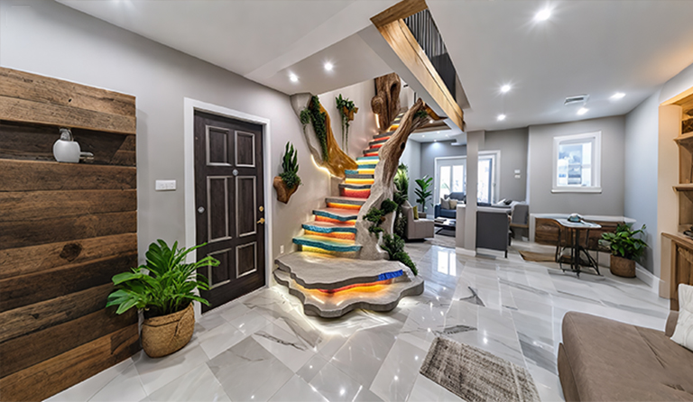 水泥仿木樓梯.jpg 水泥仿木樓梯