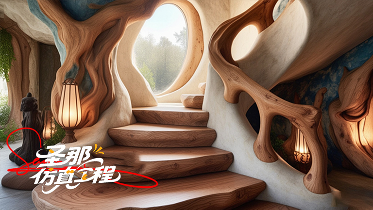 水泥仿木樓梯.jpg 水泥仿木樓梯